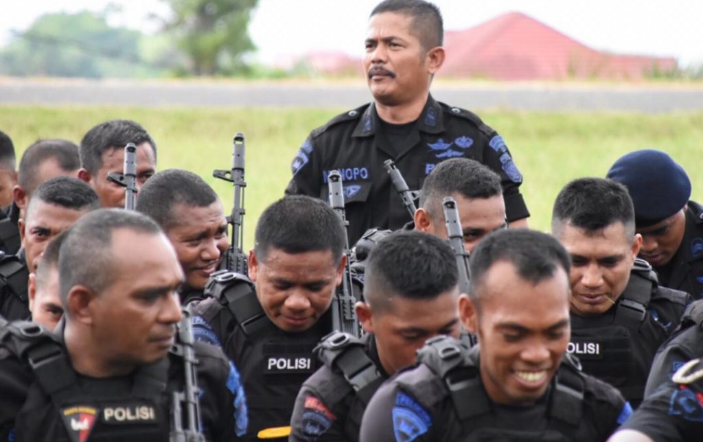 Mako Brimob Polda Papua Barat Manokwari.