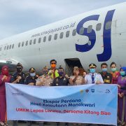 Sriwijaya Air Bersinergi dengan Pemkab Manokwari Ekspor Kepiting Hidup ke Singapura