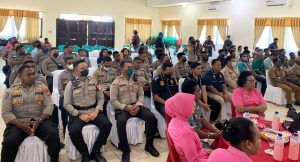 Polres Teluk Wondama Syukuran Hari Lalu Lintas Bhayangkara Ke-67 ...