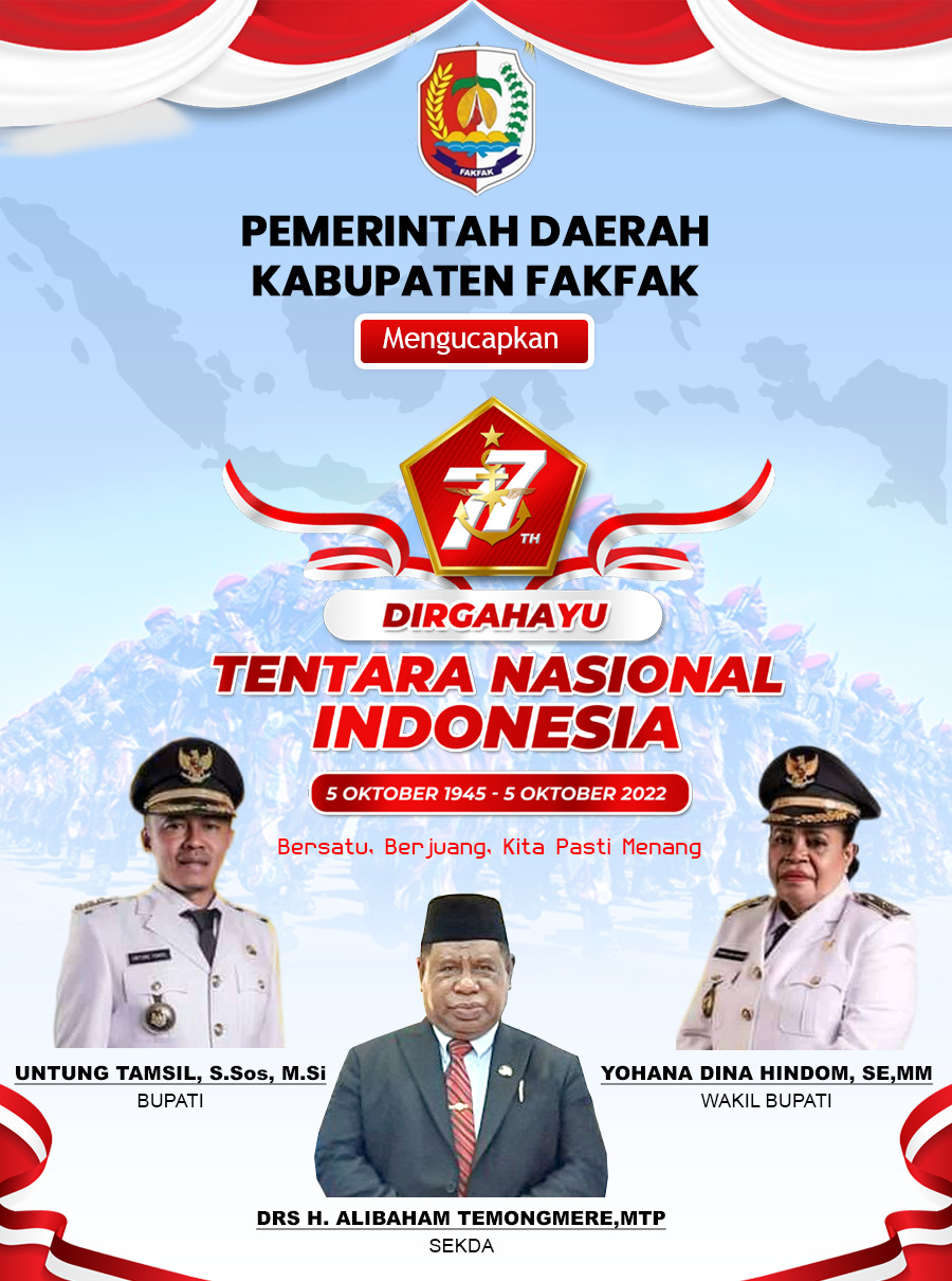Pemda Fakfak HUT TNI 2022