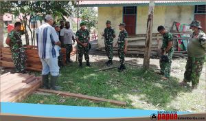 Tim Sterad Tinjau Sasaran TMMD Ke-104 Wilayah Kodim Manokwari