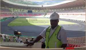 Jelang PON XX, 2020 Deputi Staf Presiden Melihat Kemegahan Stadion Papua Bangkit