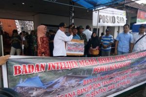 BIN Papua Sumbang Bantuan Korban Banjir Jayapura