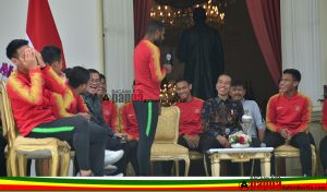 Presiden Terima Timnas U-22, Marinus Minta Perbaikan Jalan di Sarmi Papua