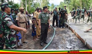 Tim Wasev Sterad Kunjungi Lokasi TMMD 104 Kodim Manokwari