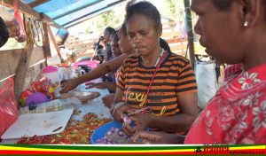 Romansa Mama-mama Ukopti Sajikan Hidangan Bagi Satgas TMMD Manokwari Papua Barat