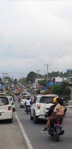 Kepadatan Arus Lalu Lintas Kota Manokwari