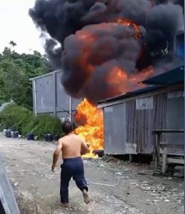 Sekretariat LIRA di Manokwari Terbakar