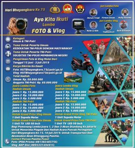 Ikut Kontes Foto dan Vlog, Hadinya Rp60 Juta, yang Juara Diundang Ikut Upacara HUT Bhayangkara di Jakarta