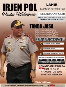 Irjen Pol Drs Paulus Waterpauw Layak Bintang Tiga, Jabat Kabareskrim, Kabintelkam atau Wakapolri?