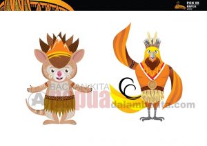 LOGO dan MASKOT PON XX Kisahkan Potensi Papua Sesungguhnya, Ini Penjelasannya