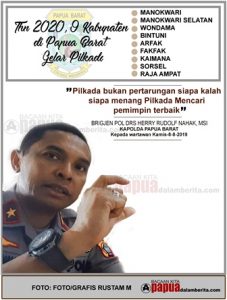 Kapolda Papua Barat: Pilkada Mencari Pemimpin Terbaik