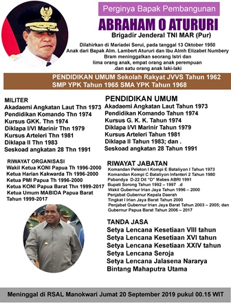 Perginya Bapak Pembangunan, Bram Atururi