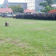 1 Desember, TNI – Polri Apel Pagi Gabungan di Lapangan Borasi, Manokwari Aman