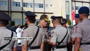 Pesan Kapolda Papua Barat Kepada Pejabat Utama yang Baru