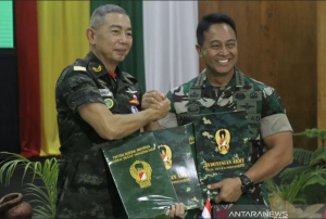 TNI AD Dan AD Thailand Tanda Tangan Pengaturan Kerja Sama ke Empat