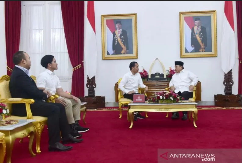 Awali 2020, Jokowi Terima Menhan di Yogyakarta