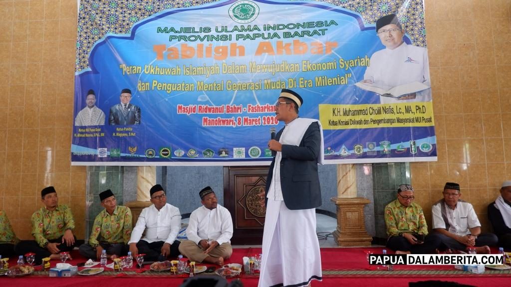 KH Muhammad Cholil Ajak Umat Muslim Manokwari Pahami Perbedaan, Jaga Kedamaain