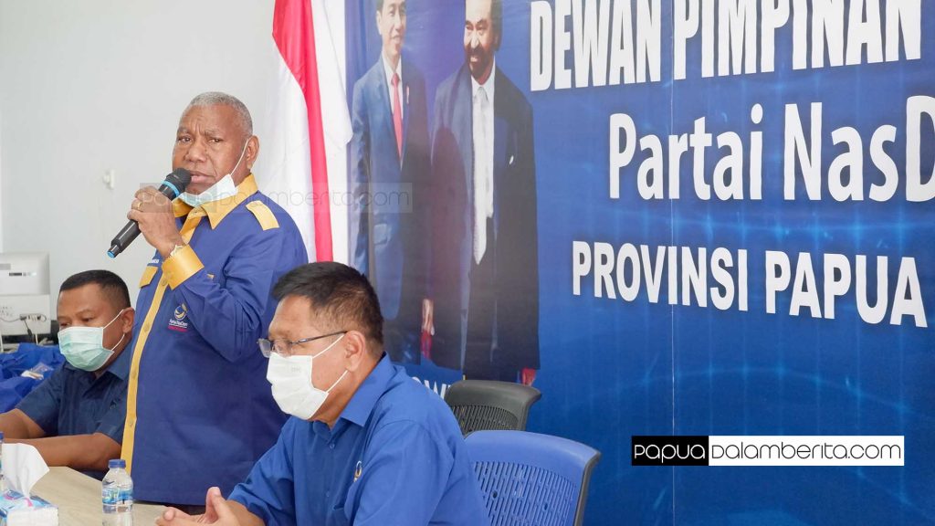Ketua DPW Partai NasDem Papua Barat Ajak Kadernya Lawan COVID-19