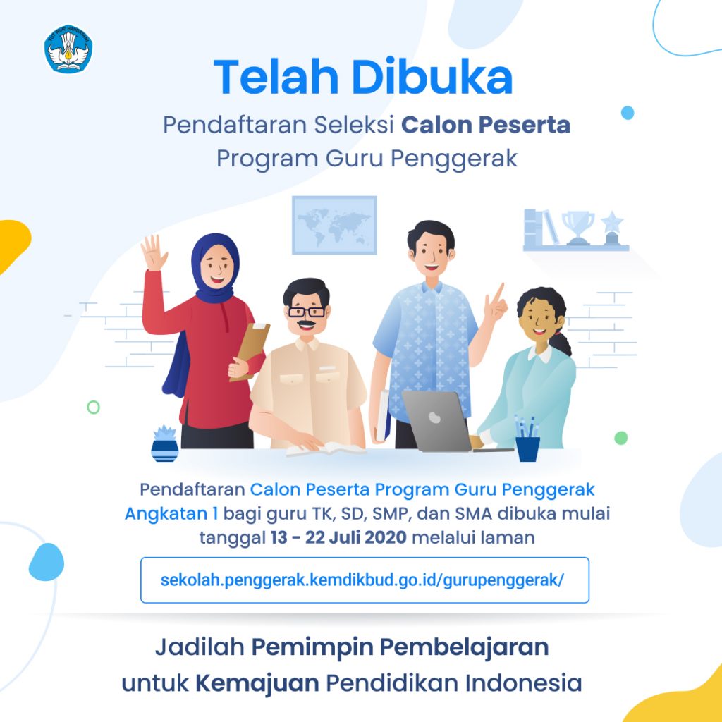 Dibuka Pendaftaran Seleksi Calon Peserta Program Guru Penggerak