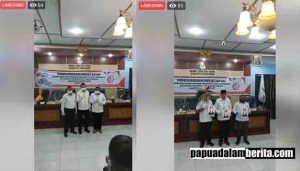 Hasil Undian Pilkada 2020 Manokwari, Sius – Rudi  Nomor Urut 1 dan Hermus – Edi Nomor Urut 2