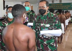 Empat Rindam di Indonesia Jadi Kawah Candradimuka 960 Calon Bintara Otsus OAP