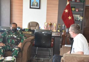 Pangdam XVIII/Kasuari Terima Kunjungan Delegasi Regional ICRC