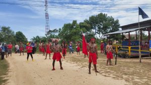 Disambut Tarian Cakalele, Pesan Ini Yang Disampaikan Piet Kasihiw