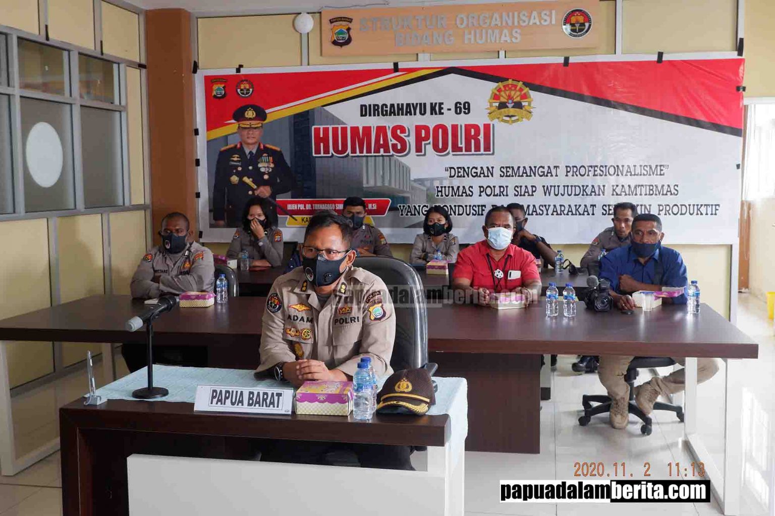 Kadiv Humas Polri Sebut Ini, Polda Papua Barat Syukuran HUT Ke-69 Humas ...