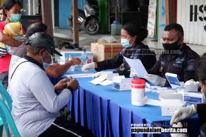 Rapid Tes Gratis Oleh Brimob Polda Papua Barat di HUT Ke-75, Berkah Bagi Pelaku Perjalanan
