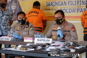 Polda Papua Barat Tangkap Tiga Penjual Senjata Api, Jaringan Filipina, Manado, Papua