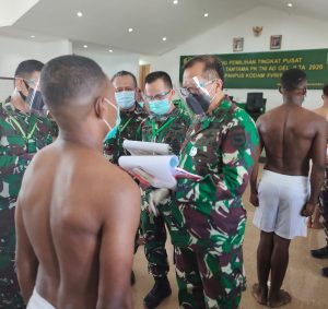 Pangdam XVIII/Kasuari Pimpin Sidang Pemilihan Penerimaan Tamtama PK TNI AD