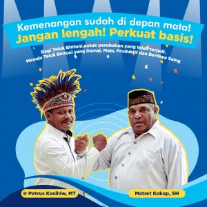 Pasangan Calon Petrus Kasihiw – Matret Kokop Akan Sampaikan Data Dalam Debat Kandidat