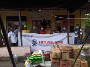 Pertamina Sigap Banjir di Halmahera Utara