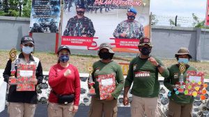 Dansat Brimob Juara Menembak Reaksi, Gabriela dari Humas Polda Papua Barat Juara Katagori Polwan