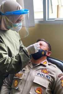 Alat Tes Antigen dari Polda Papua Barat untuk Tes Covid-19 Anggota Polres