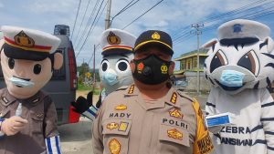 Operasi Aman Nusa II Polda Papua Barat Kembali Bagi 1.500 Masker