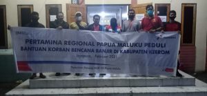Pertamina Peduli Warga Terdampak Banjir Keerom Papua