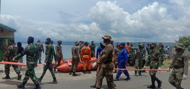 Kodim Manokwari Ikut Latihan Penanggulangan Bencana Bersama Brimob dan Basarnas