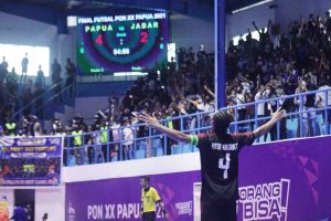 Rekor Menakjubkan Tim Futsal Papua, Tak Terkalahkan, Raih Medali Emas
