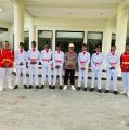 Pembawa Bendera Merah Putih HUT ke -77 RI Tingkat Kabupaten Fakfak Siswi SMA Negeri 2