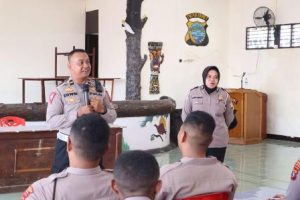 Puluhan Bintara Remaja Samapta Polres Fakfak Ikut Pelatihan Fungsi Teknis Kepolisian