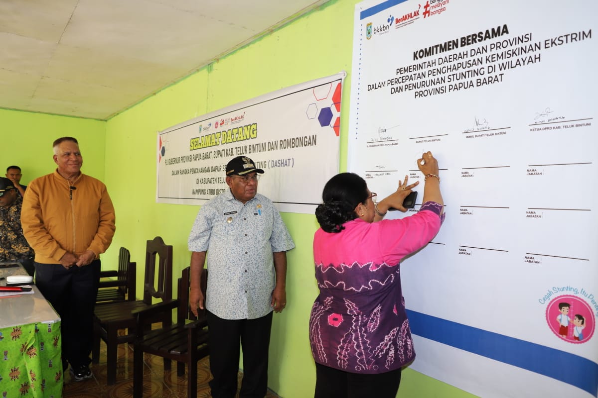 Kampung Atibo Saksi Deklarasi Percepatan Penanganan Kemiskinan Ekstrim ...