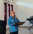Wakil Bupati Teluk Wondama Resmi Membuka Kegiatan Konsultasi Penyuluh Agama Kristen Non PNS Dalam Rangka Penguatan Moderasi Beragama