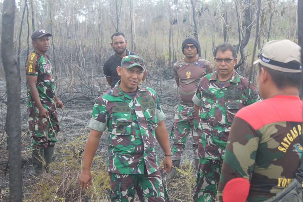 Kebakaran Hutan di Bomberay Berhasil di Padamkan Aparat TNI – Polri – BPBD dan Masyarakat