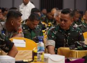 Danrem 182/Jazira Onim Hadiri Rakor Kesiapan Penyelenggaraan Pilkada Serentak Tahun 2024