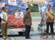 Presiden Lepas Bantuan Kemanusiaan Ke Papua Nugini Dan Afghanistan