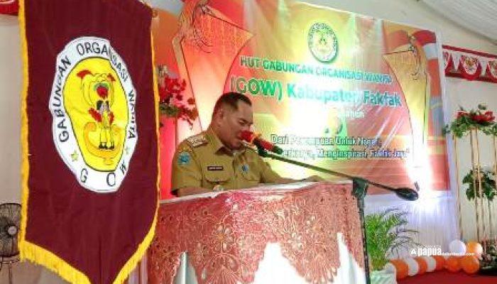 HUT Ke -16 GOW Fakfak, Bupati Samaun: Peran Perempuan Sebagai Penggerak Pembangunan