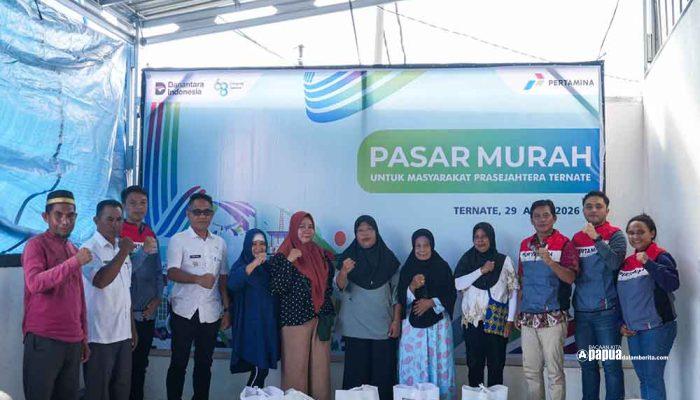 Pertamina Patra Niaga Gelar Pasar Murah, Paket 1.000 Sembako Terjangkau untuk Masyarakat Ternate