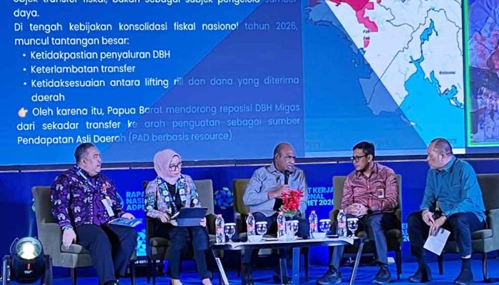 Papua Barat Usul DBH Migas Jadi PAD dalam Rakernas ADPMET 2026